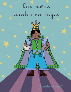 Las niñas pueden ser reyes: Libro para colorear