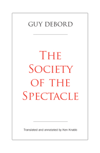 The Society of the Spectacle