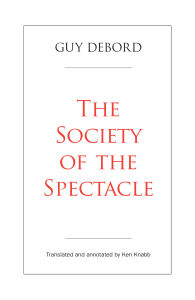 The Society of the Spectacle (e-Book)
