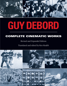 Guy Debord: Complete Cinematic Works (e-Book)