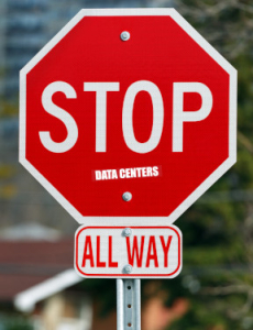 Stop Data Centers Stop Sign Sticker